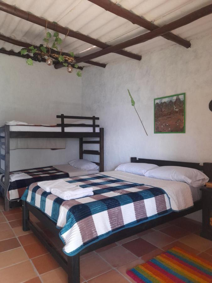 Hotel Campestre Abrazo Del Angel Aratoca Eksteriør billede